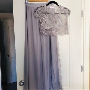 Miss Holly Two-piece Lavender Set, Never Worn